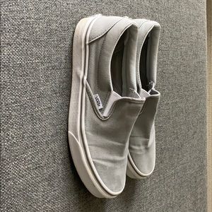 Vans Shoes - Grey Slip On Vans Vans Shoes - Grey Slip On Vans